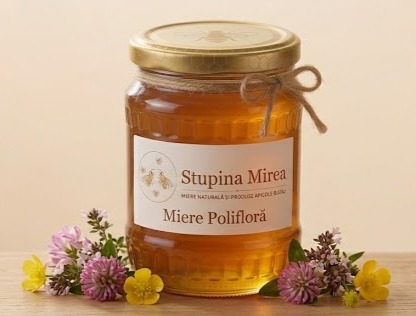 Miere Polifloră Stupina Mirea